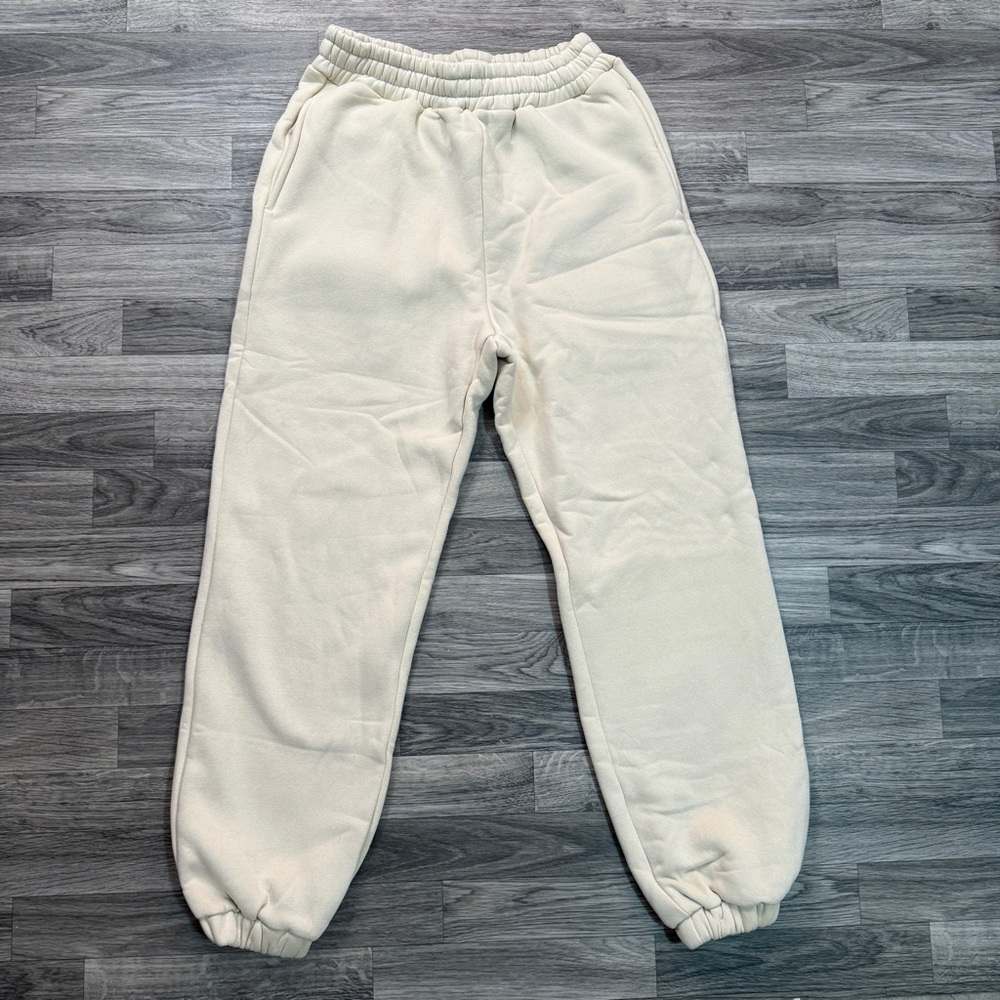 Comfrt Travel Essentials Beige Sweatpants Size M - Picture 3 of 11